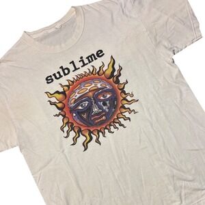 Vintage Sublime Sun Skunk Records Band Tee Shirt XL 90s Y2K